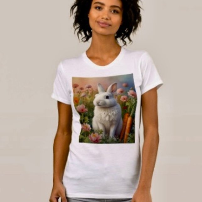 The Blossom Bunny & Carrot Patch T-Shirt (Creator Uploaded)