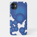 The Blue 70's year styling circle iPhone 11 Case