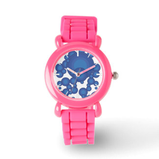 The Blue 70's year styling circle Watch
