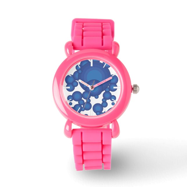 The Blue 70's year styling circle Watch (Front)