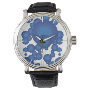 The Blue 70's year styling circle Watch