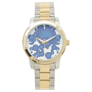 The Blue 70's year styling circle Watch
