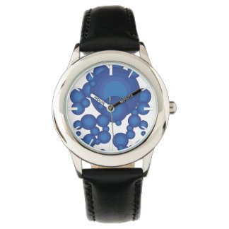 The Blue 70's year styling circle Watch
