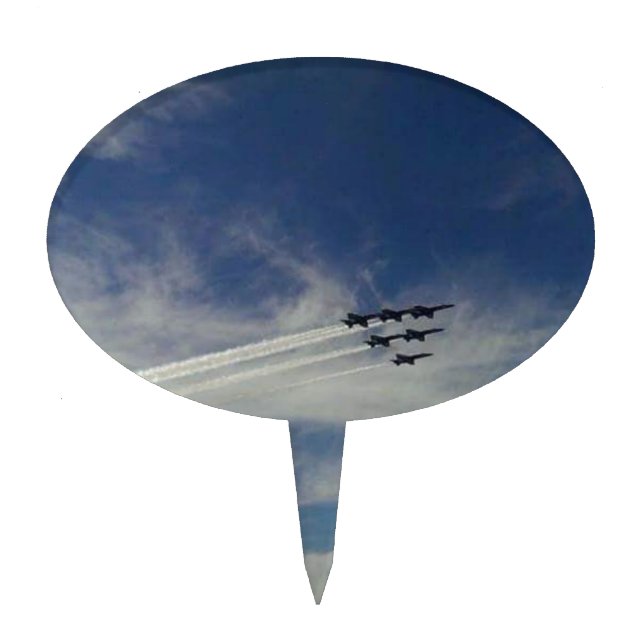 The Blue Angels Cake Topper (Front)