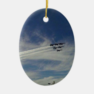 The Blue Angels Ceramic Ornament