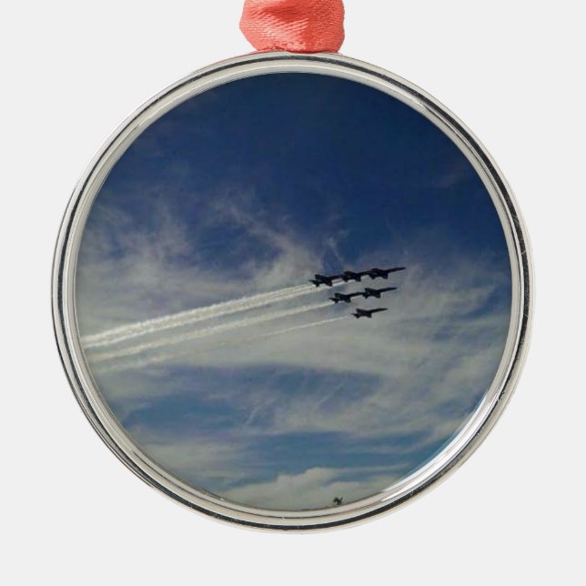 The Blue Angels Metal Ornament (Front)