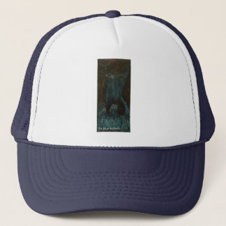 the blue bathers trucker hat
