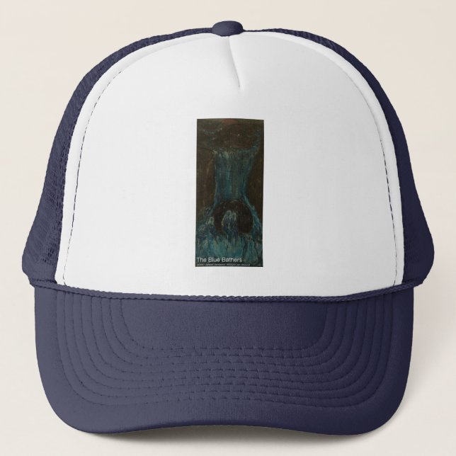 the blue bathers trucker hat (Front)