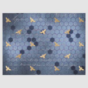 The Blue Bee Series Design 12 Tissue Paper