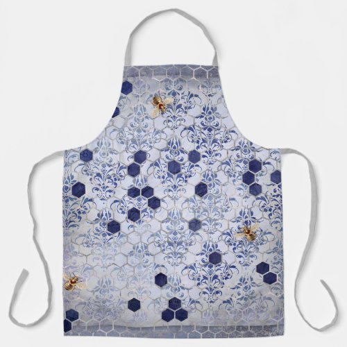 The Blue Bee Series Design 13 Apron