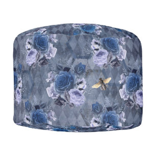 The Blue Bee Series Design 1 Pouf