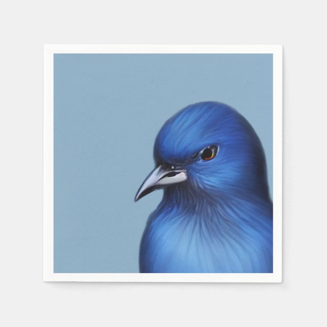 The blue bird napkins (Front)