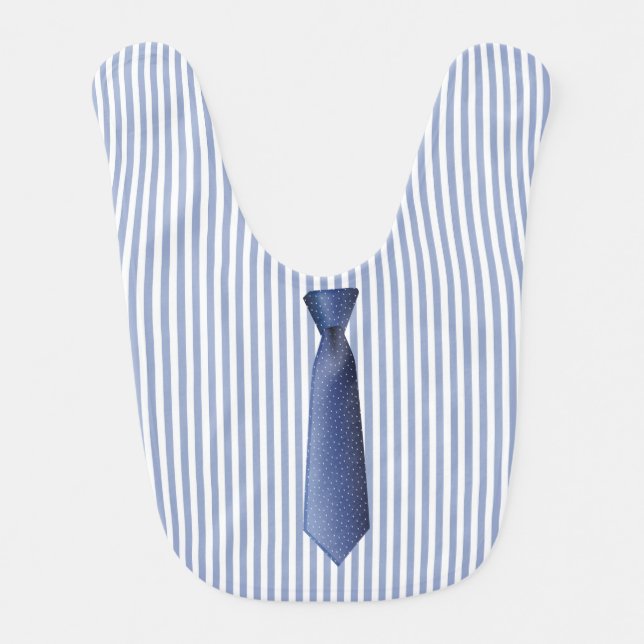 The Blue Business Baby Bib (Front)