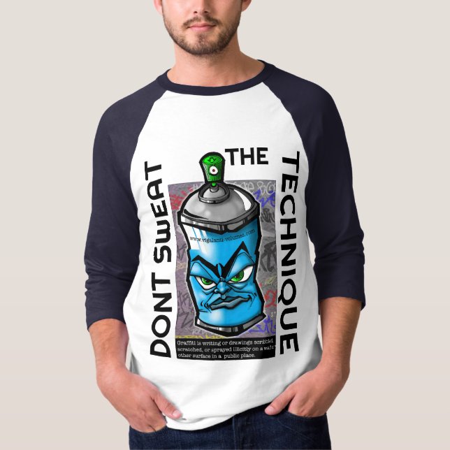 the blue can DJ shirt  (Front)
