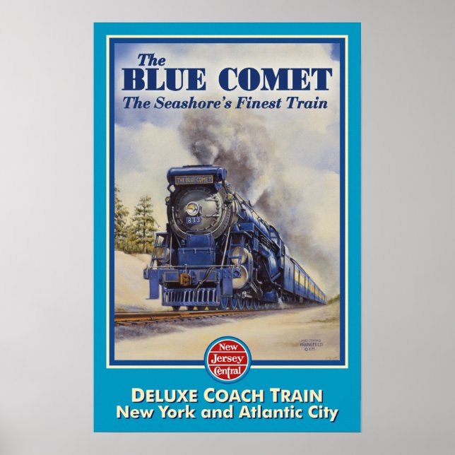 The Blue Comet Poster (Front)