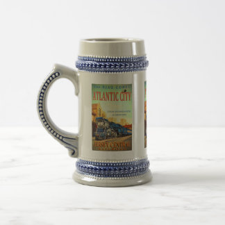 The Blue Comet Train   Beer Stein