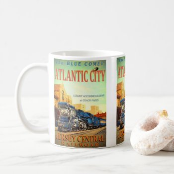 The Blue Comet Train    Coffee Mug by stanrail at Zazzle