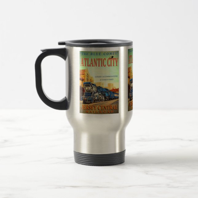 The Blue Comet Train  Coffee Mug (Left)