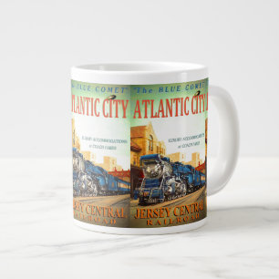 The Blue Comet Train Jumbo Mugs