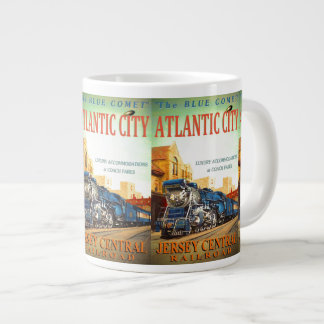 The Blue Comet Train Jumbo Mugs