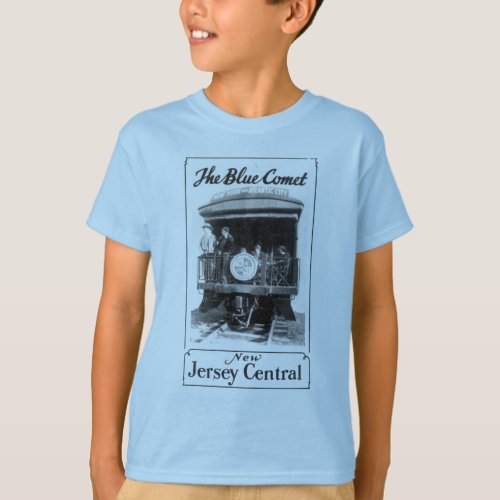 The Blue Comet Train Kids ComfortSoft T_Shirt