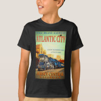 The Blue Comet Train Kid's T-Shirt