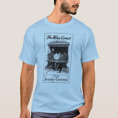 The Blue Comet Train Mens T_Shirt