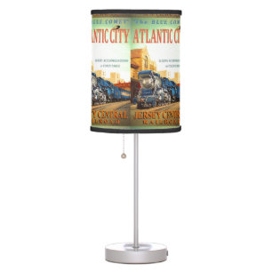 The Blue Comet Train Table Lamp