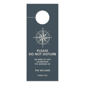 The Blue Compass |  Do not disturb welcome guest w Door Hanger