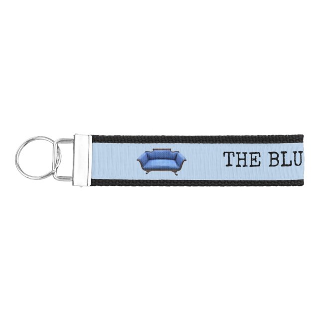 The Blue Couch Wrist Keychain (Keys on Left)