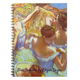 The Blue Dancers by Edgar Degas Notebook