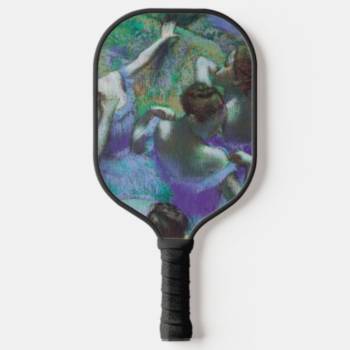 The Blue Dancers by Edgar Degas Pickleball Paddle