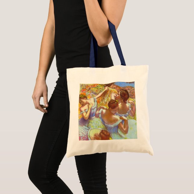 The Blue Dancers by Edgar Degas Tote Bag (Front (Product))