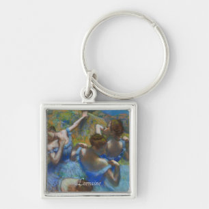 The Blue Dancers, Degas Art Keychain