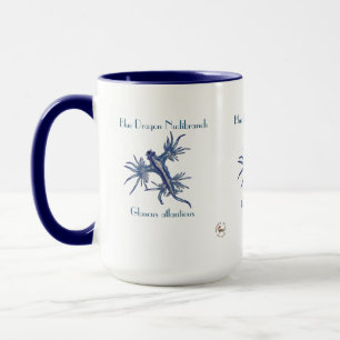 The Blue Dragon Nudibranch by Chrissy Wild Mug