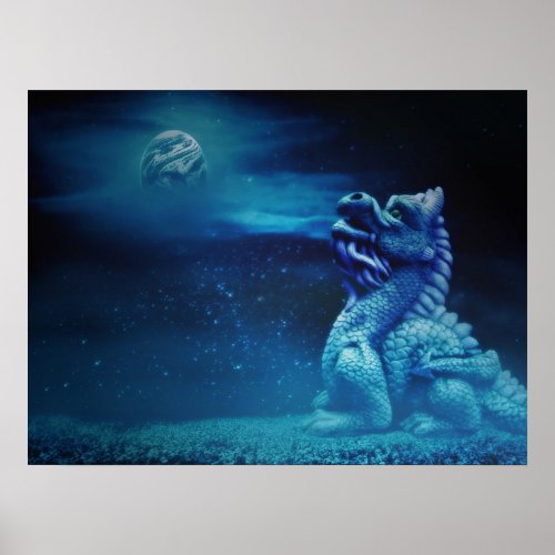 The Blue Dragon Poster