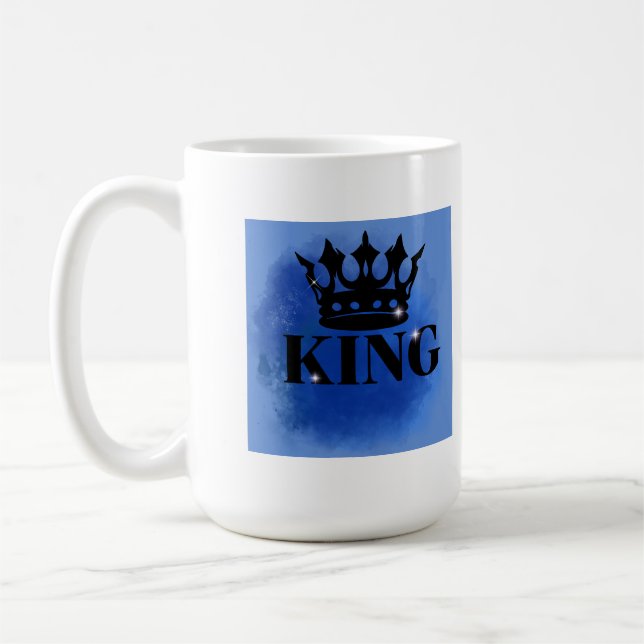 The Blue Empire of the King Coffee Mug (Left)