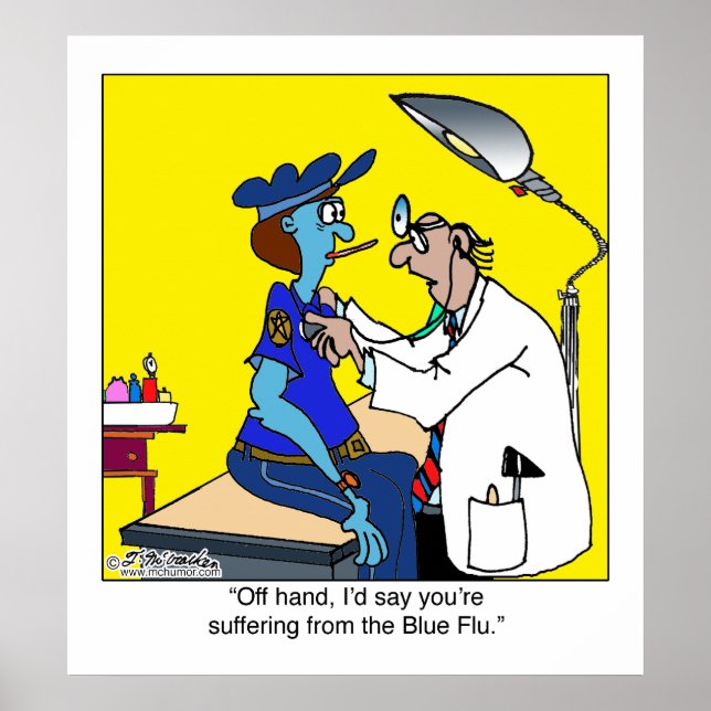 The Blue Flu Poster (Front)