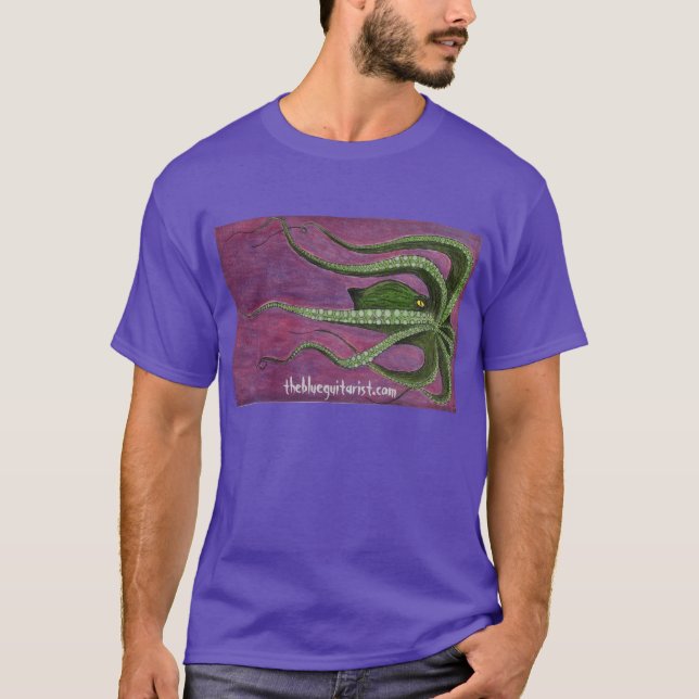 The Blue Guitarist "Mammon" T-Shirt (Front)