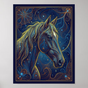 The Blue Horse Dreams Poster