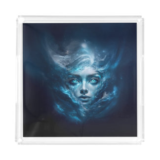 The Blue Ice Queen Acrylic Tray
