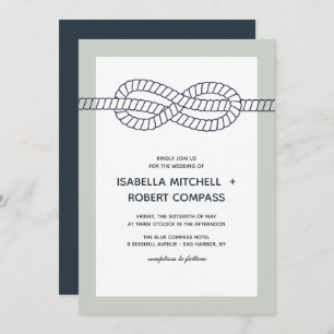 The Blue Knot Wedding Invitation