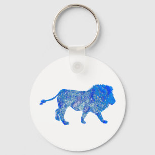 THE BLUE LION KEYCHAIN