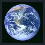 The Blue Marble - Earth Seen From Space Poster<br><div class="desc">The Blue Marble - View of Earth in Space Poster</div>