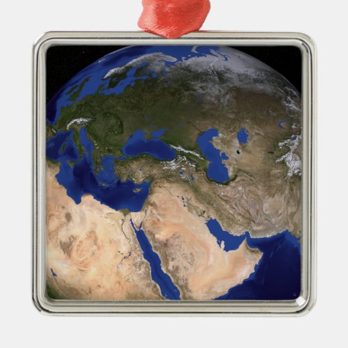 The Blue Marble Next Generation Earth 2 Metal Ornament
