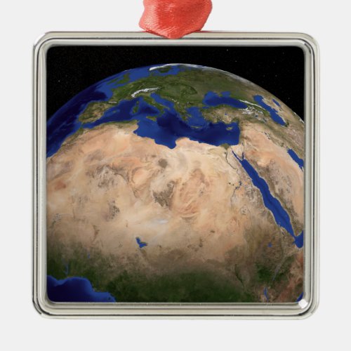The Blue Marble Next Generation Earth 3 Metal Ornament