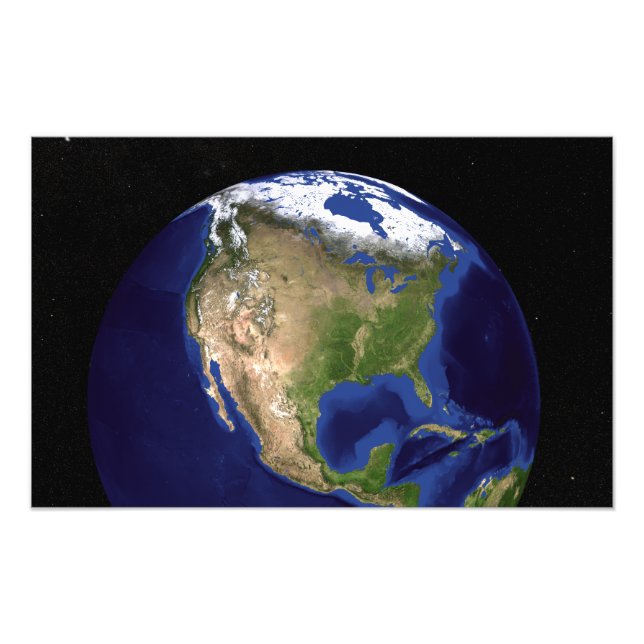 The Blue Marble Next Generation Earth 4 Photo Print (Front)