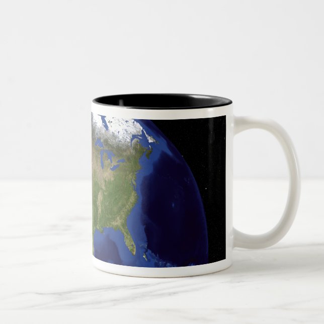 The Blue Marble Next Generation Earth 4 Two-Tone Coffee Mug (Right)