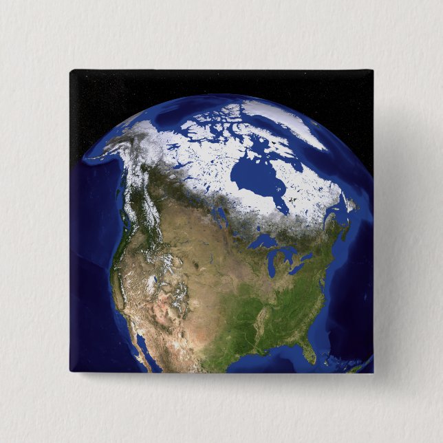 The Blue Marble Next Generation Earth 5 Pinback Button (Front)