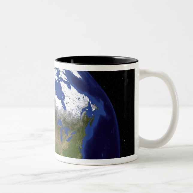 The Blue Marble Next Generation Earth 5 Two-Tone Coffee Mug (Right)